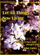 Let All Things Now Living piano sheet music cover